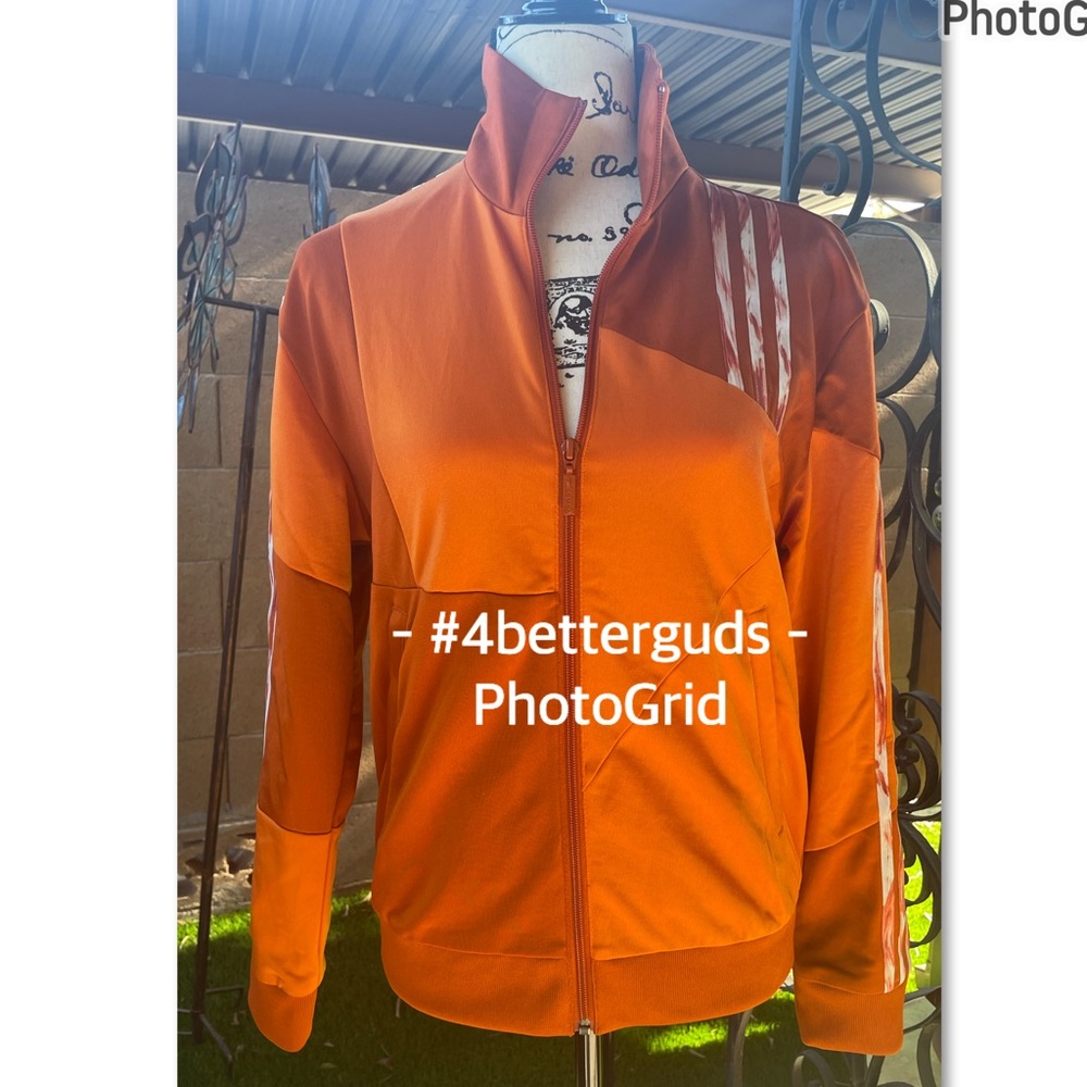 New Adidas Danielle Cathari Collab Track Jacket Firebird Burnt Orange XS Rare - Picture 10 of 16